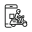 Mobile Delivery Icon in Motion